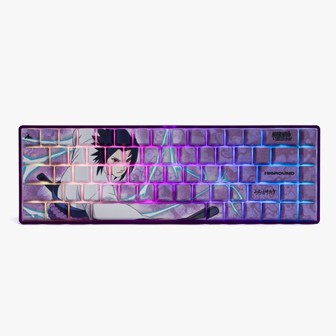 Naruto x Higround Sasuke keyboard RGB lit