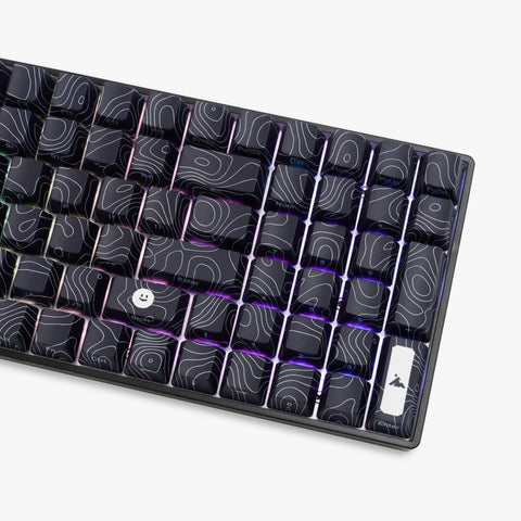 Right side of Higround Basecamp 96+ Keyboard - BLACKICE