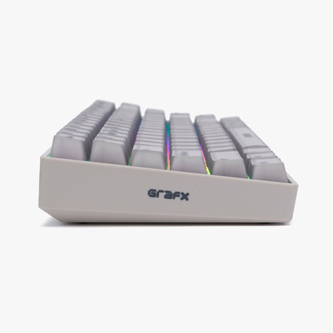Side detail on Higround GRAFX Basecamp 75+ Keyboard - BLUR
