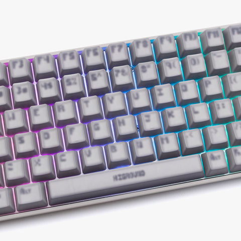 Center detail on Higround GRAFX Basecamp 75+ Keyboard - BLUR