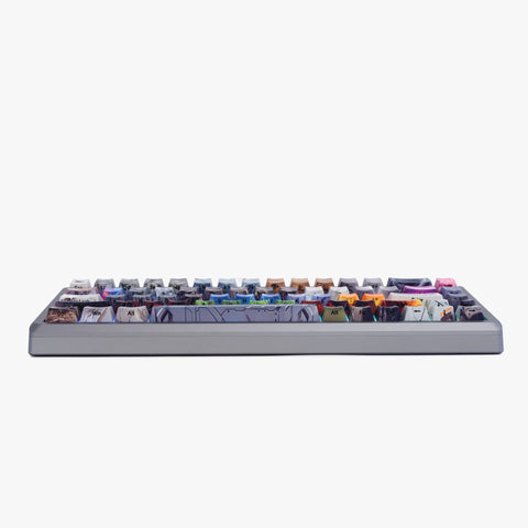 side angle of EDGLRD x HG Summit 65 Keyboard - Chaos