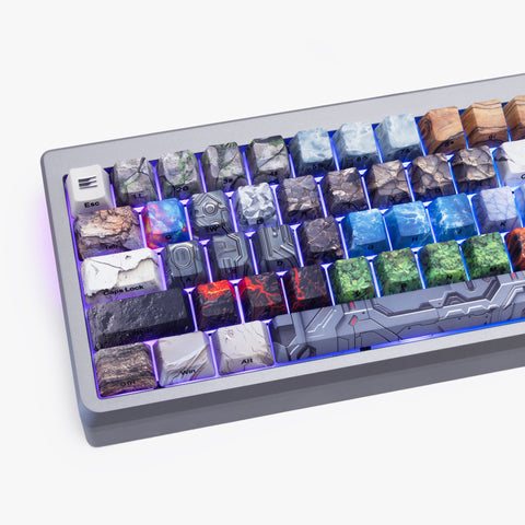 Left detail on EDGLRD x HG Summit 65 Keyboard - Chaos