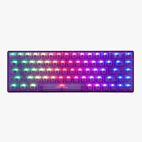 Higround Basecamp 65 Keyboard - AMETHYST (White Flame Switch)