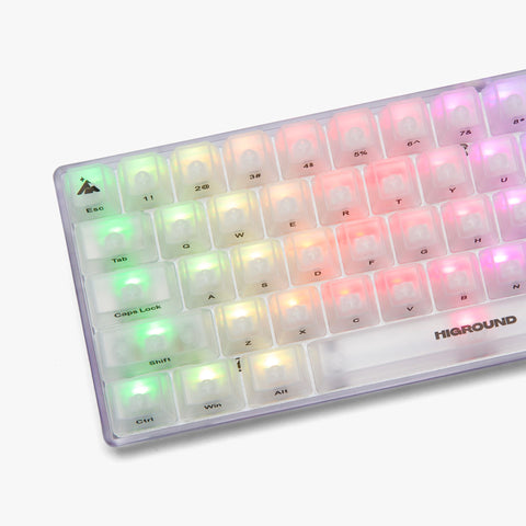Higround Basecamp 65 Keyboard - OPAL (White Flame Switch)