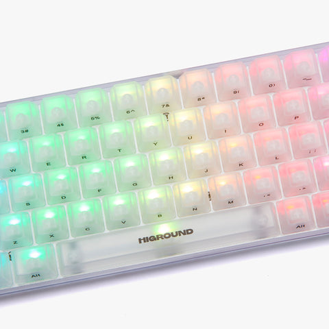 Higround Basecamp 65 Keyboard - OPAL (White Flame Switch)