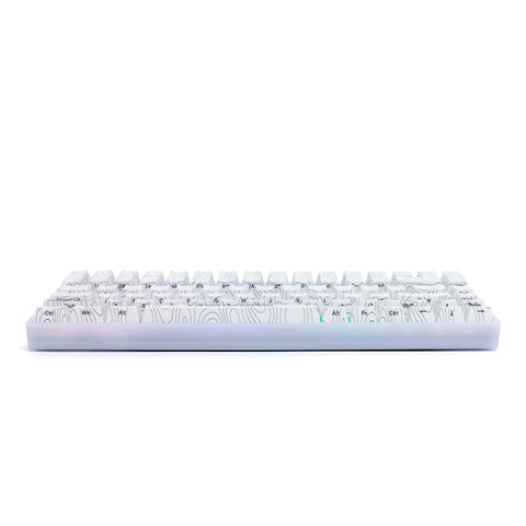 side of Higround Basecamp 75+ Keyboard - SNOWSTONE