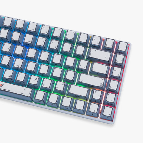 Right side of Higround Basecamp 75+ Keyboard - CELSHADE GRAY