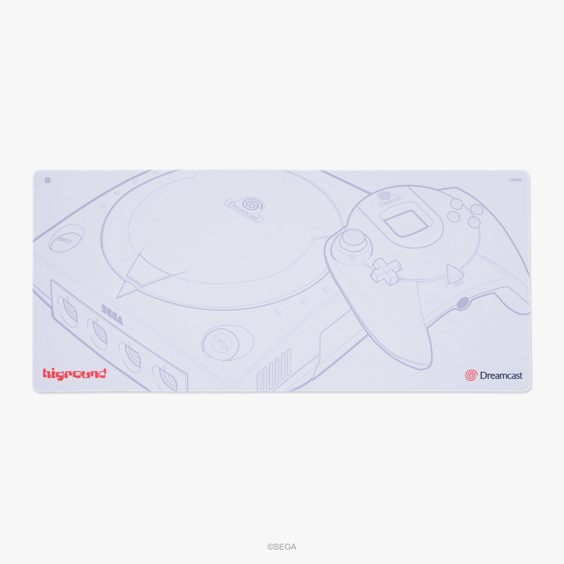 Sega x Higround Mousepad XL - Dreamcast