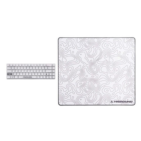 Higround Hybrid Mousepad Large (50 x 45 cm) - SNOWSTONE
