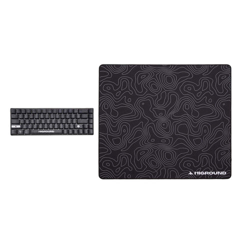 BLACKICE Large Mousepad with BLACKICE keyboard