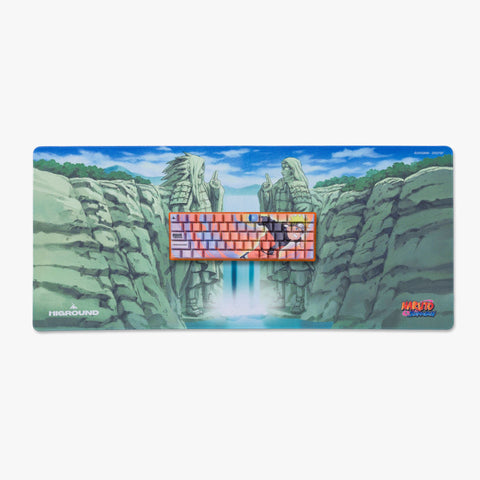 Naruto x Higround Valley of the End Mousepad with keyboard