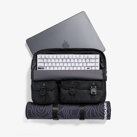 Higround Quad Utility Bag with Laptop, Keyboard, and Mousepad