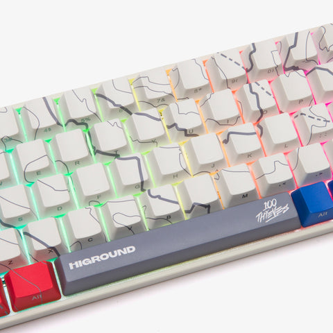 100T x HG Base 65 Keyboard - Cartograph