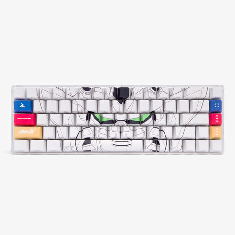 Gundam Basecamp 65 Keyboard - Admiral (White)