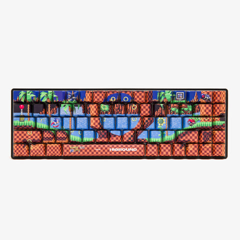 Sonic x Higround Green Hill Zone Keyboard