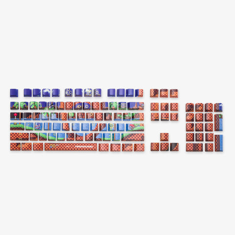 Sonic x Higround Green Hill Zone 104 Keycap set - Full Size