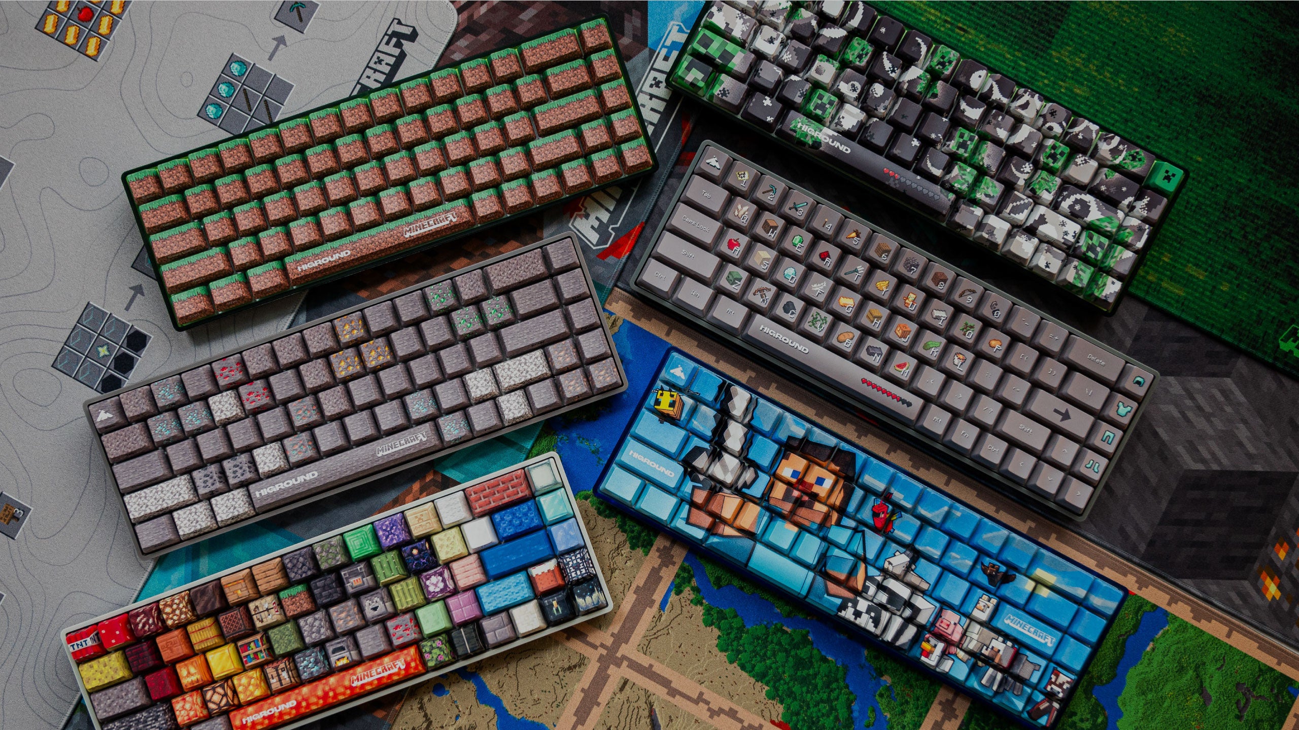 Higround x Minecraft Keyboard Collection