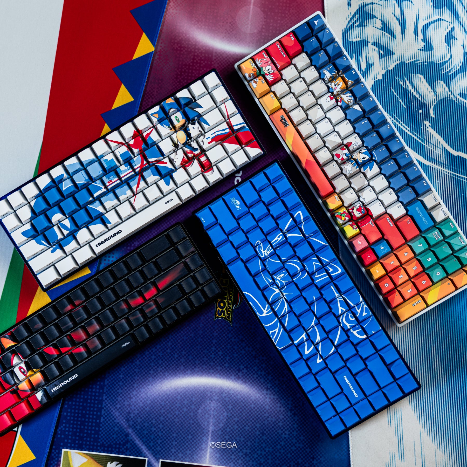 Sega x Higround Mousepad XL - Hero V. Dark