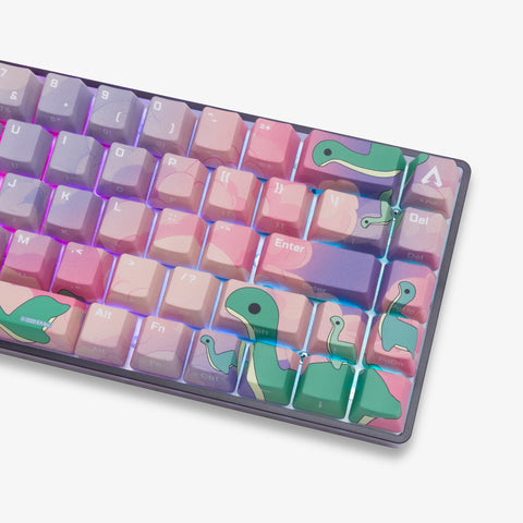 Right side of Apex Legends x HG Basecamp 65+ Keyboard - Nessie