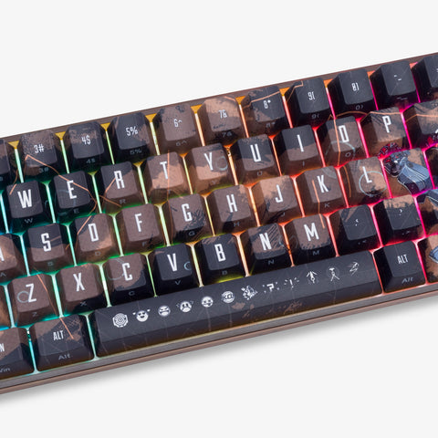 center detail on Apex Legends x HG Basecamp 65+ Keyboard - Pathfinder