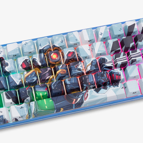 Center detail on Apex Legends x HG Basecamp 65+ Keyboard - Pathfinder Core (BestBuy Exclusive)