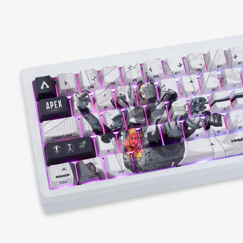 left detail on Apex Legends x HG Summit 65 Keyboard - War Machine