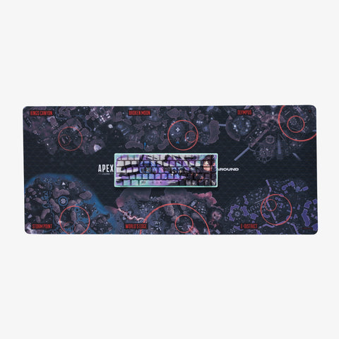 Apex Legends x HG Mousepad XL - Minimap with Apex Legends x HG Wraith Keyboard