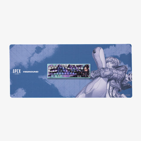 Apex Legends x HG Mousepad XL - Wattson with Apex Legends x HG Wraith Keyboard