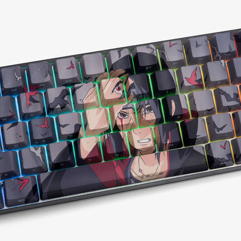 Naruto x Higround Itachi keyboard close-up center
