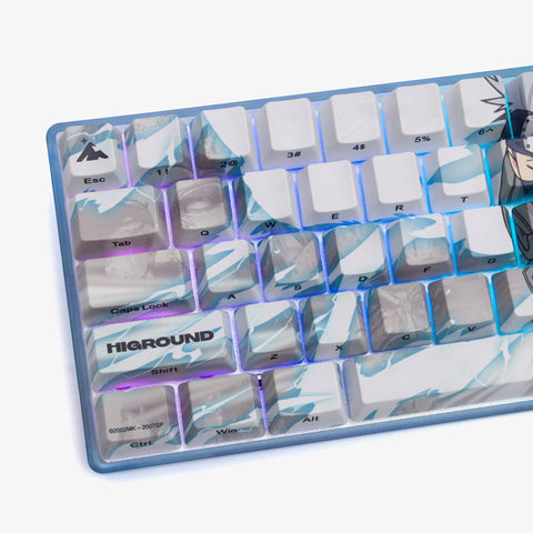 Naruto x Higround Kakashi keyboard close-up left