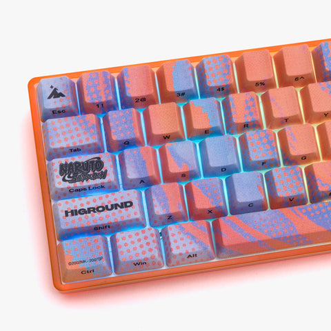 Naruto x Higround Naruto keyboard close-up left