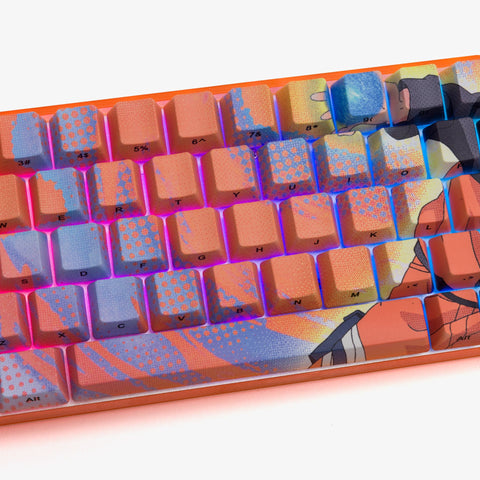 Naruto x Higround Naruto keyboard close-up center