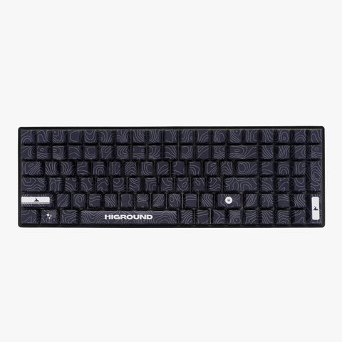 Front of Higround Basecamp 96+ Keyboard - BLACKICE