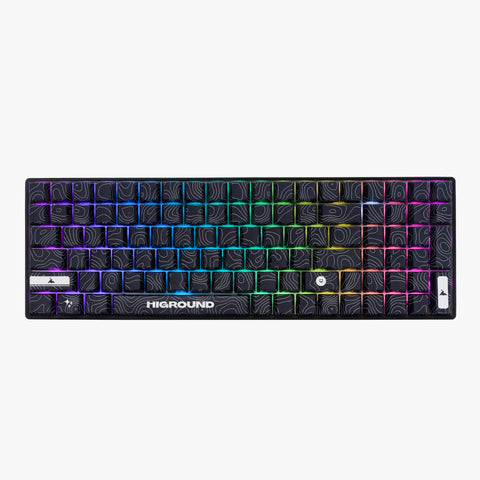 RGB lighting on Higround Basecamp 96+ Keyboard - BLACKICE
