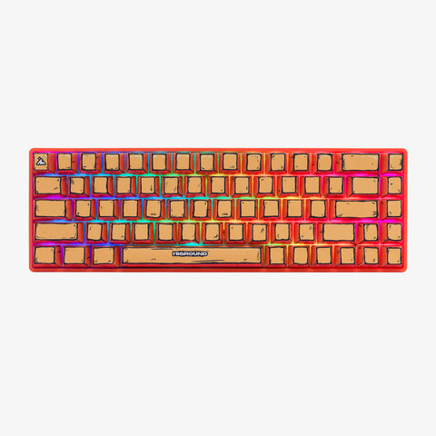 RGB lighting on CELSHADE Base 65 Keyboard - ORANGE