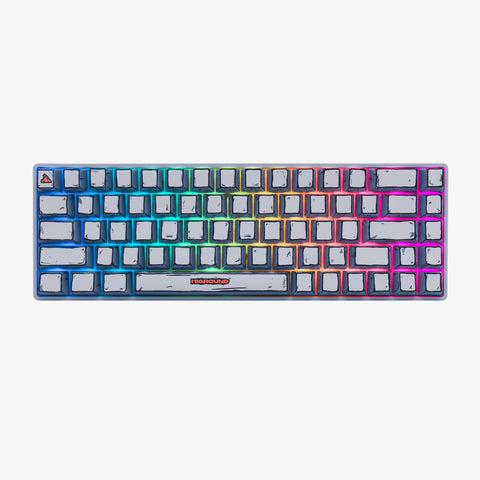 CELSHADE Base 65 Keyboard - GRAY (Milky Switch) with RGB