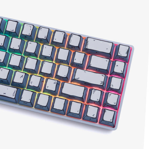 CELSHADE 68 Keycaps Set - GRAY