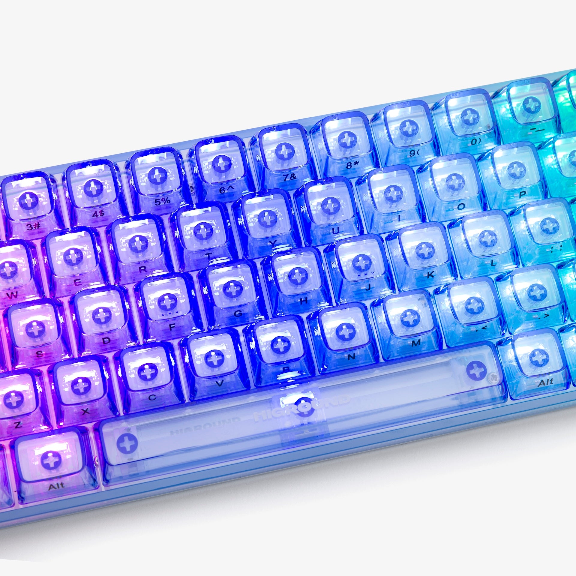 CLEAR SAPPHIRE Basecamp 65 Keyboard (Silent Glacier Switch) – Higround