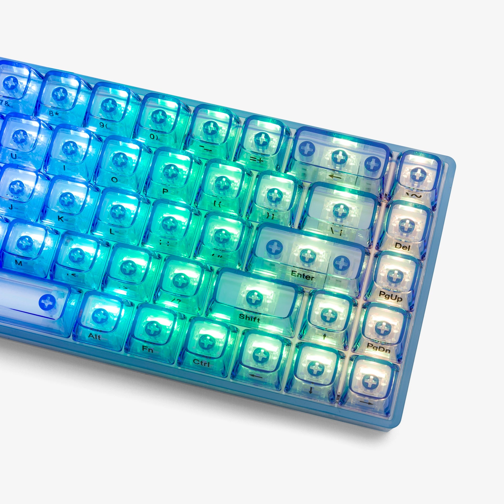 CLEAR SAPPHIRE Basecamp 65 Keyboard (Silent Glacier Switch) – Higround