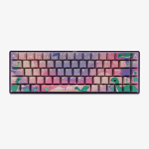 Front of Apex Legends x HG Performance Basecamp 65HE Keyboard - Nessie