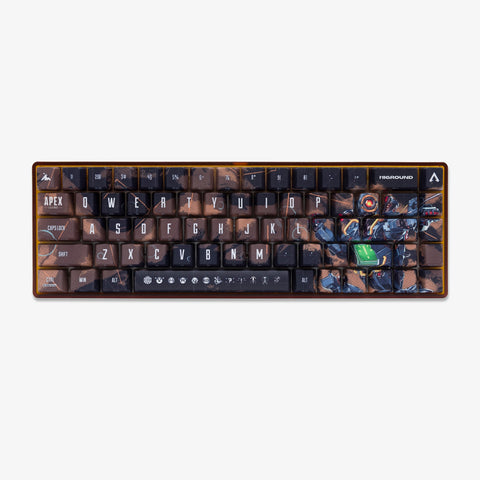 Front of Apex Legends x HG Performance Basecamp 65HE Keyboard - Pathfinder