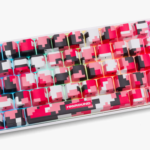 DIGICAMO GRAFX PINK BASECAMP 65 - close-up center with RGB