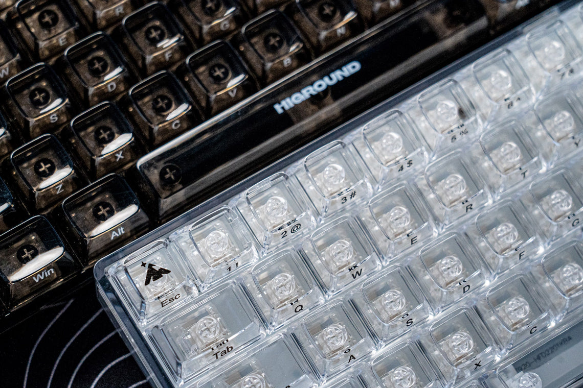 Translucent Keyboard From 90s Clear Crystal Keyboard Lookbook – Higround