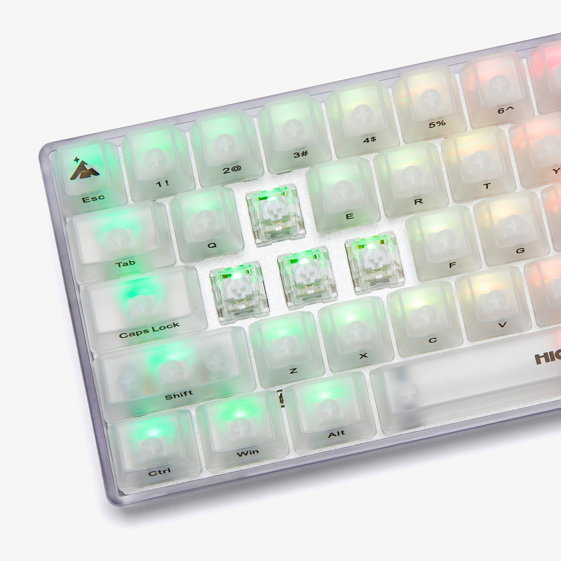 Higround Basecamp 65 Keyboard - OPAL (White Flame Switch)