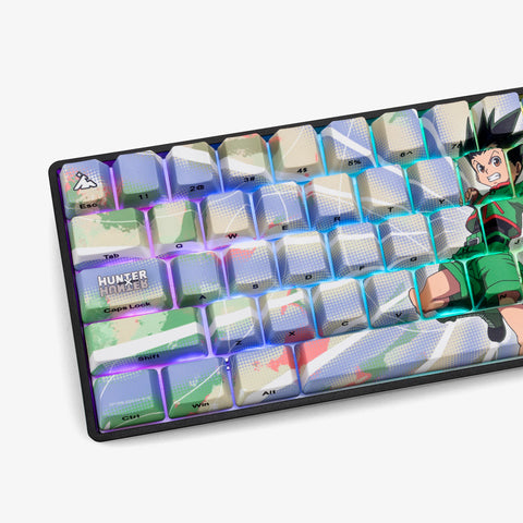 left detail on HxH x HG Base 65+ Keyboard - Gon (Best Buy Exclusive)