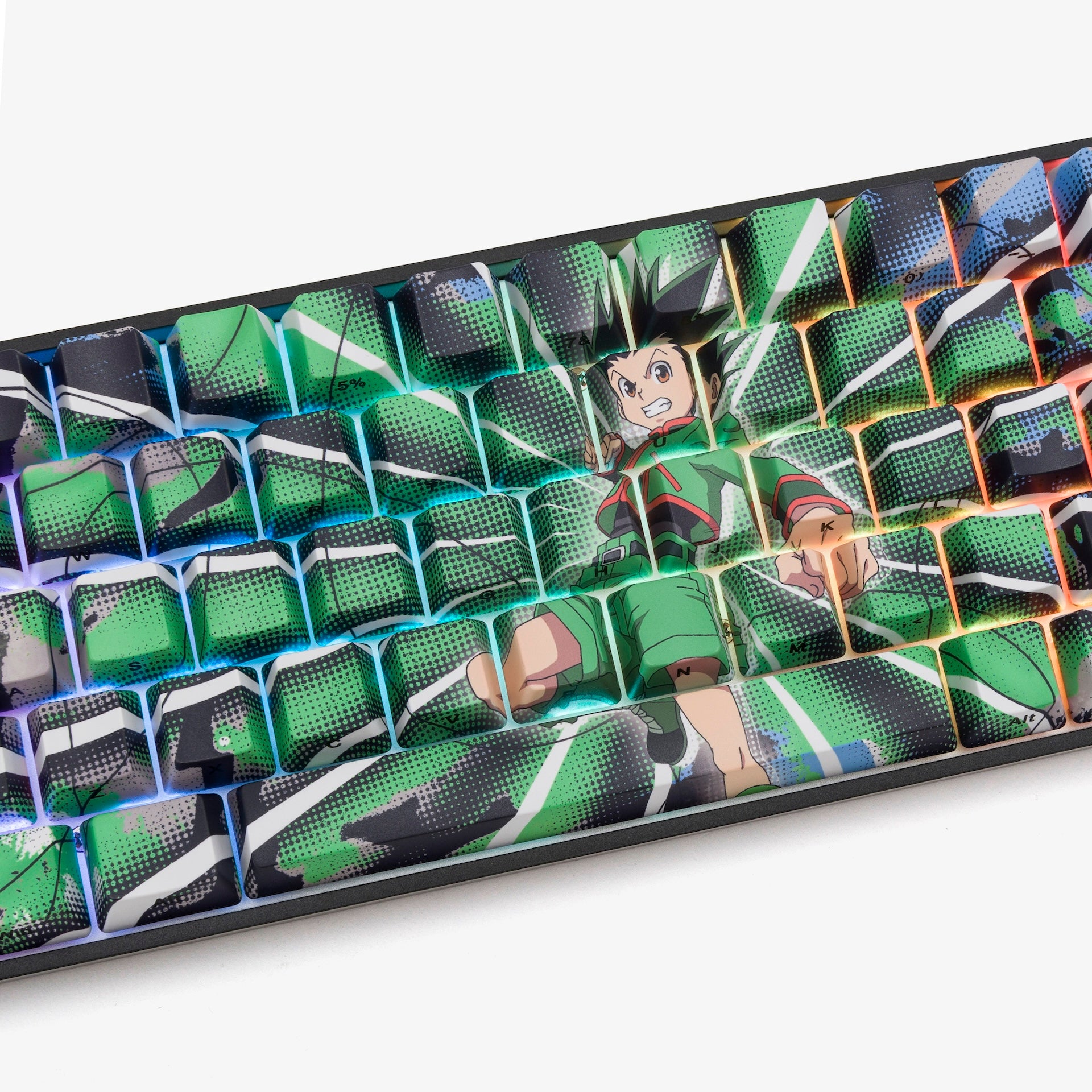 Hunter x Hunter x Higround Base 65+ Keyboard - Gon