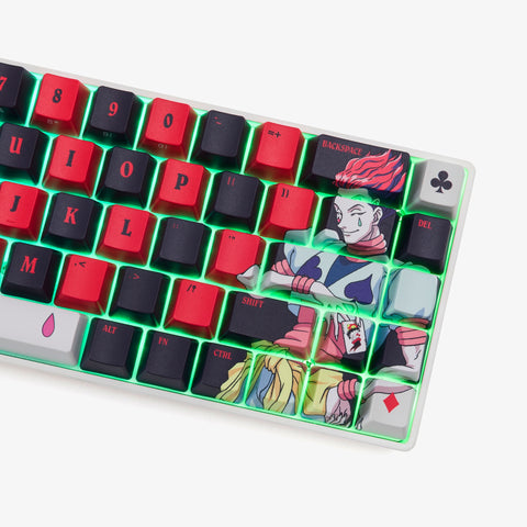 right detail on Hunter x Hunter x HG Base 65+ Keyboard - Hisoka