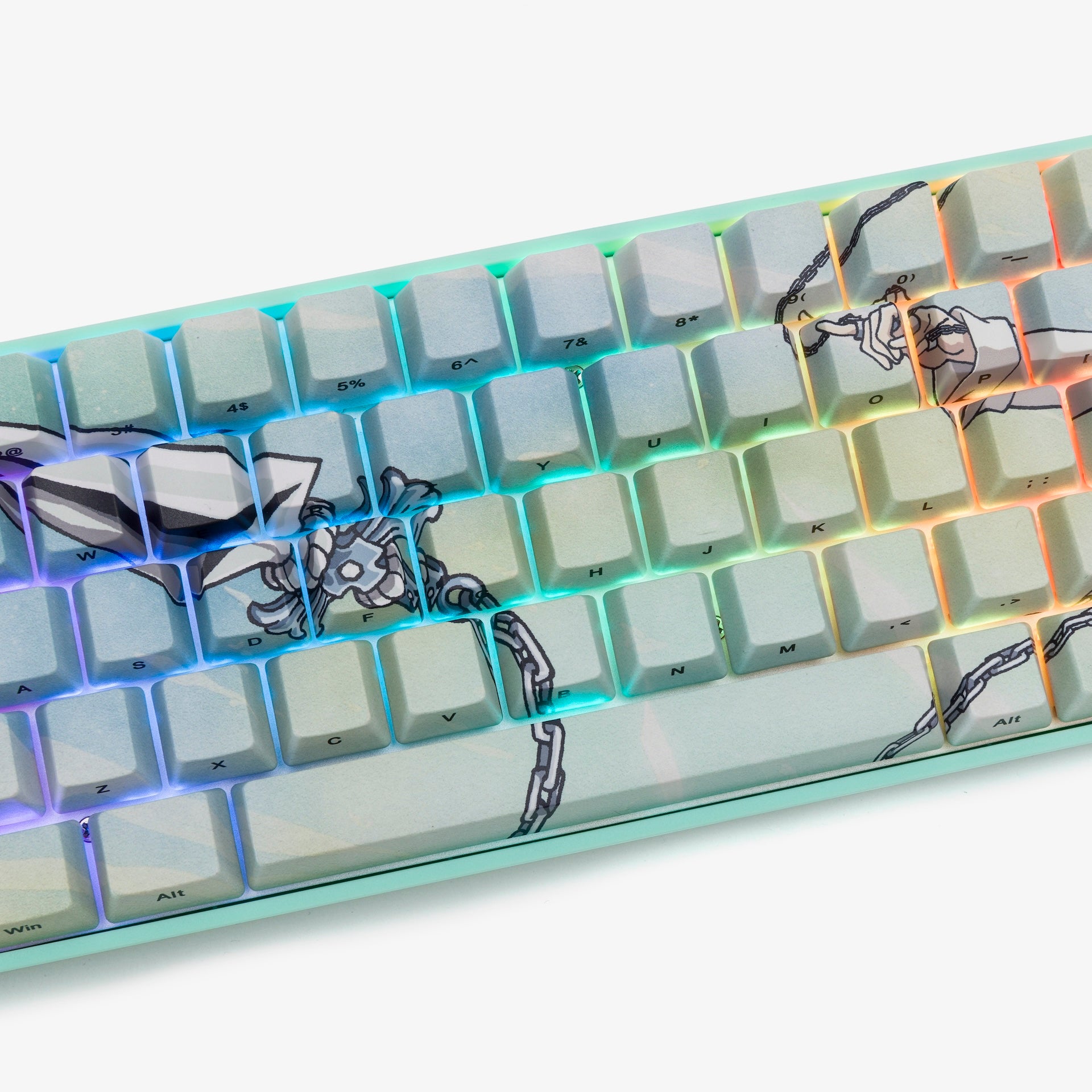 Hunter x Hunter x Higround Base 65+ Keyboard - Kurapika