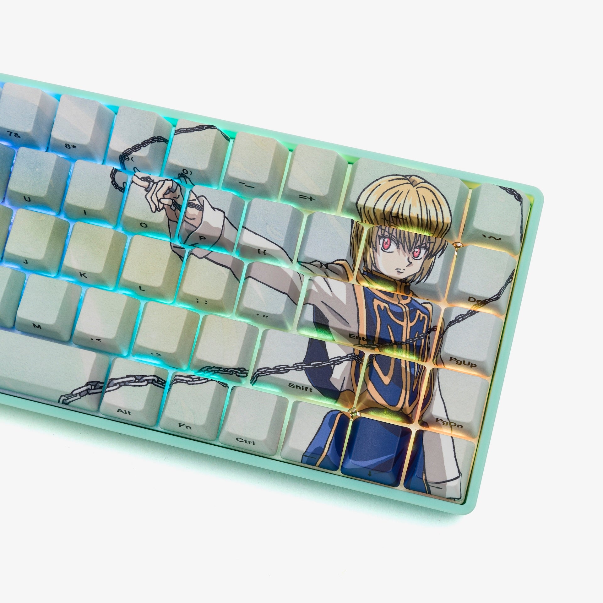 Hunter x Hunter x Higround Base 65+ Keyboard - Kurapika
