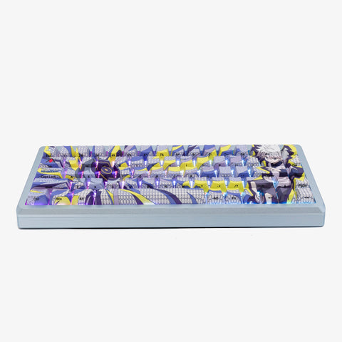 overhead view of Hunter x Hunter x HG Summit 65 Keyboard - Killua C1